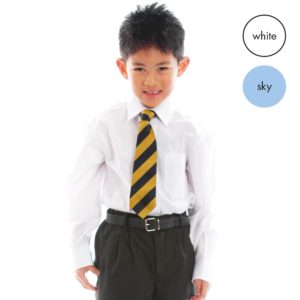Schoolwear TWIN PACK – Boys Long Sleeve School Shirt