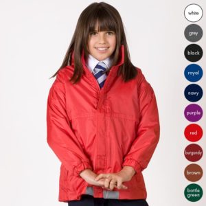 Schoolwear Kids Reversible Waterproof Jacket